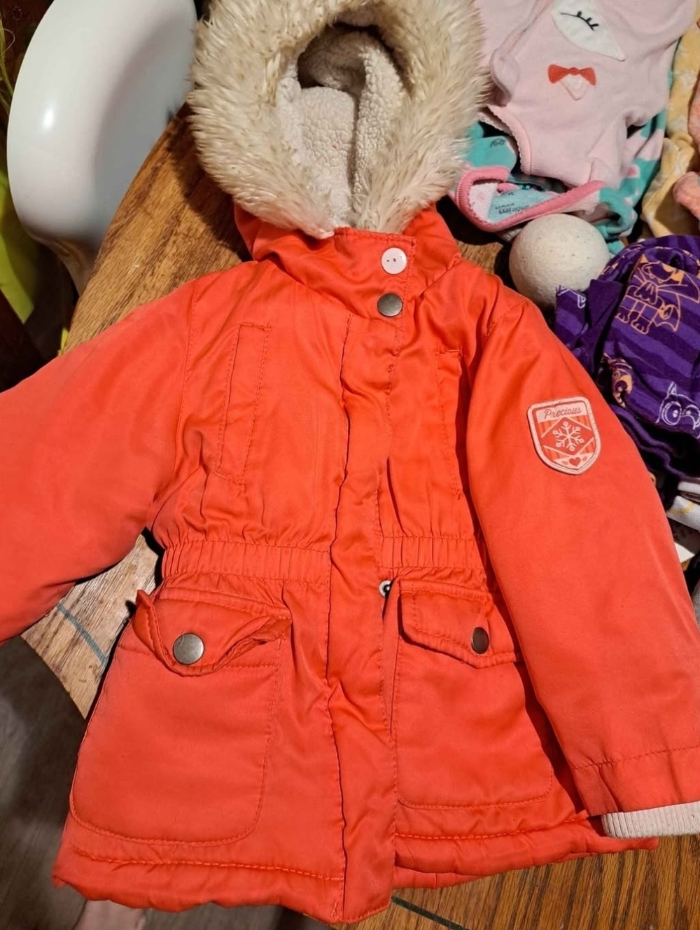 🍼 2T Salmon Colored Winter COAT